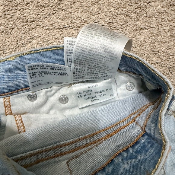 Levi’s Light Blue Men's Straight Leg Jeans - Picture 4 of 7